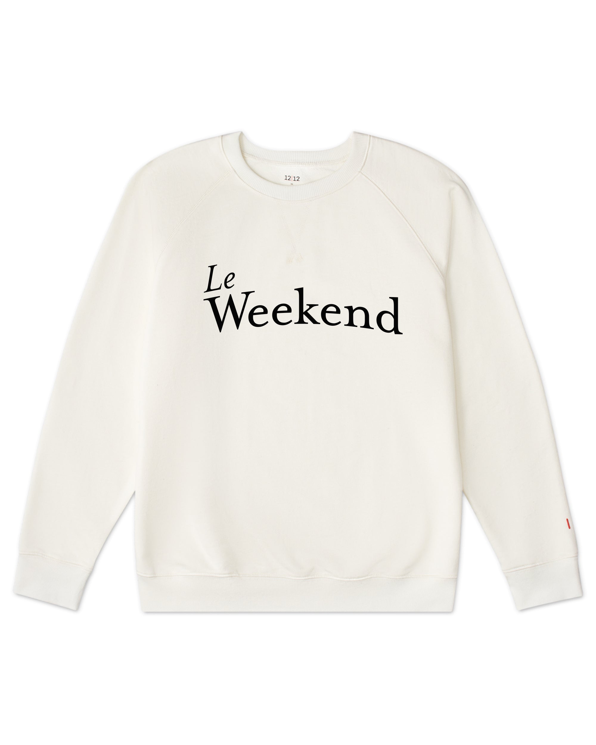 Women's Organic Pullover Sweatshirt Le Weekend [Cream]