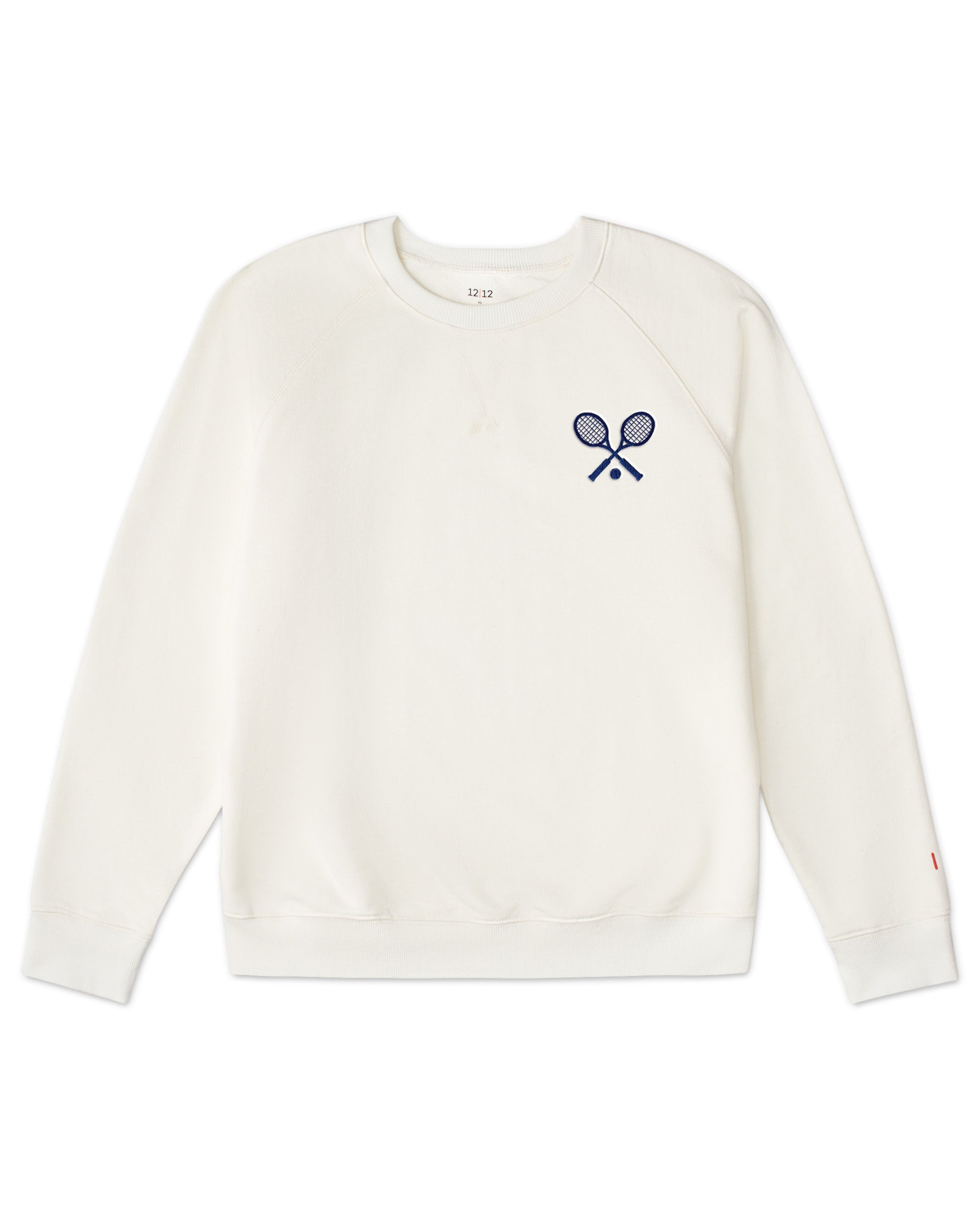 Women's Organic Pullover Sweatshirt Tennis [Cream]
