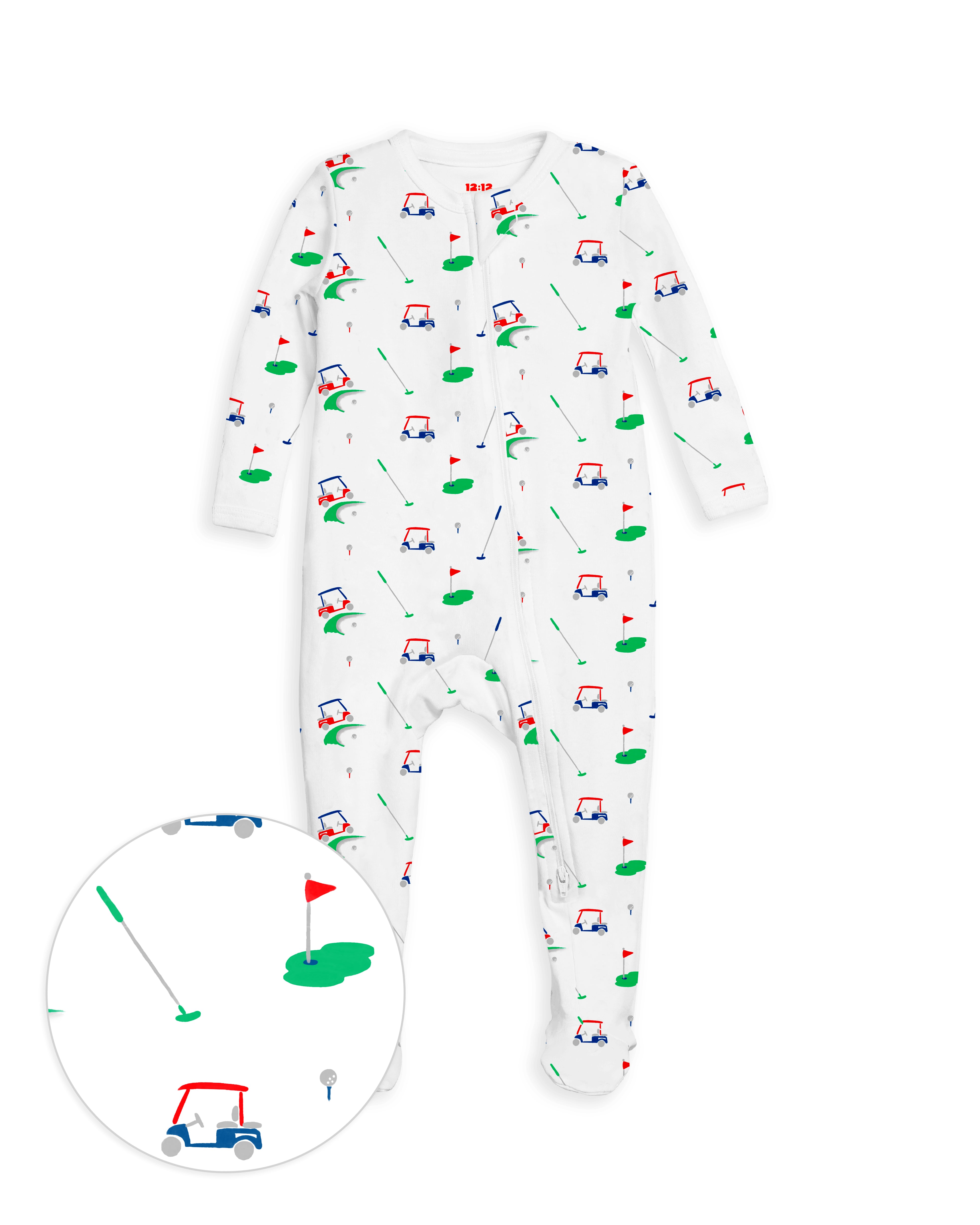 The Organic Zipper Footie [Par Tee]