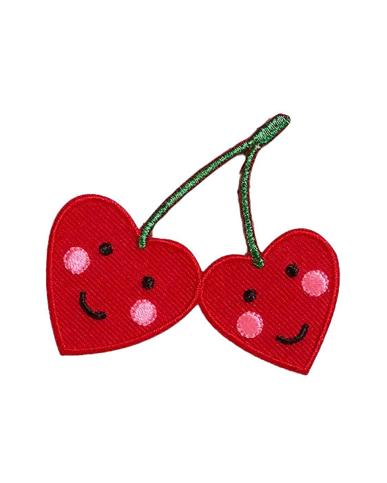 Iron-on Patch [Cherry Hearts]