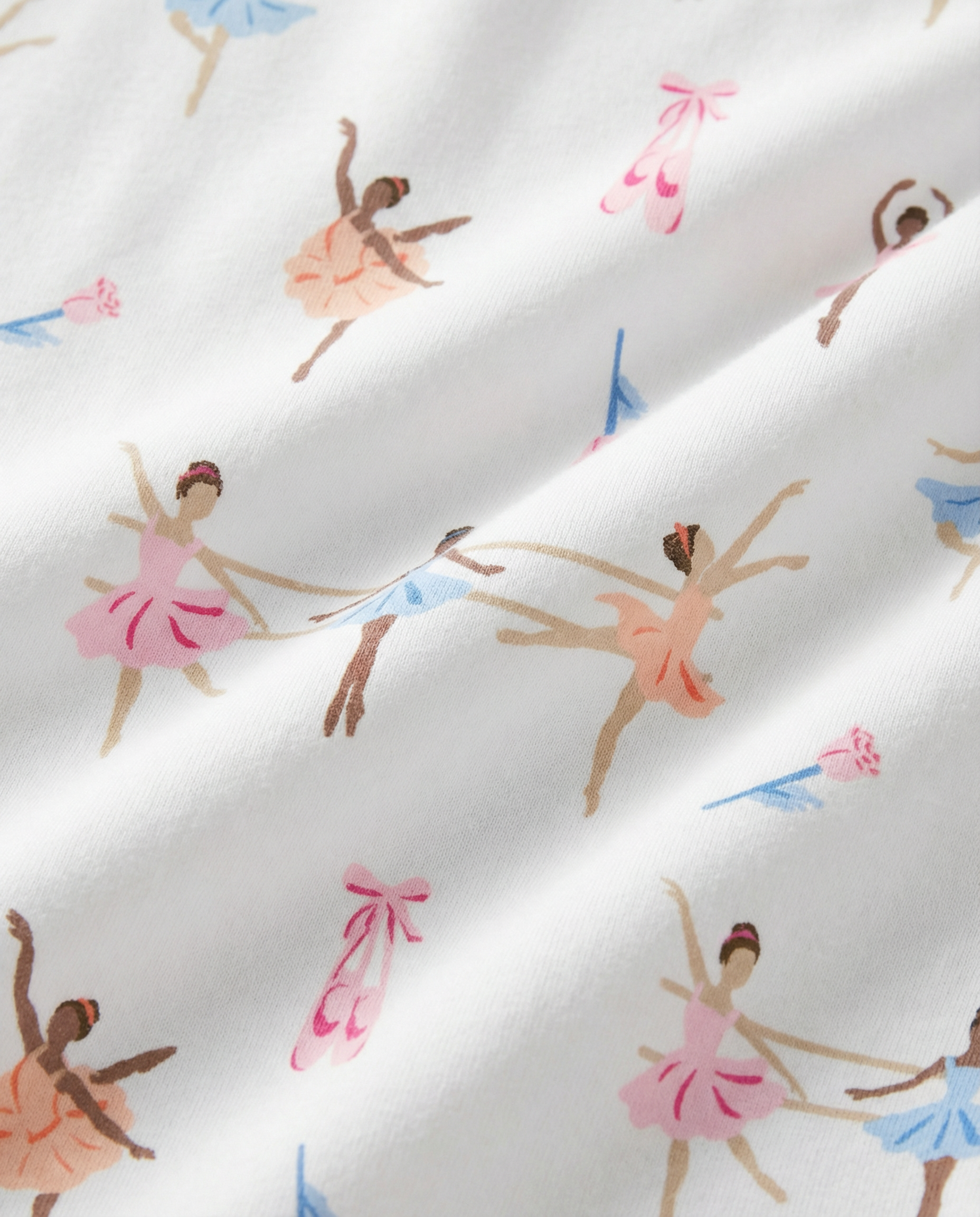 The Organic Long Sleeve Pajama Set [Ballet]