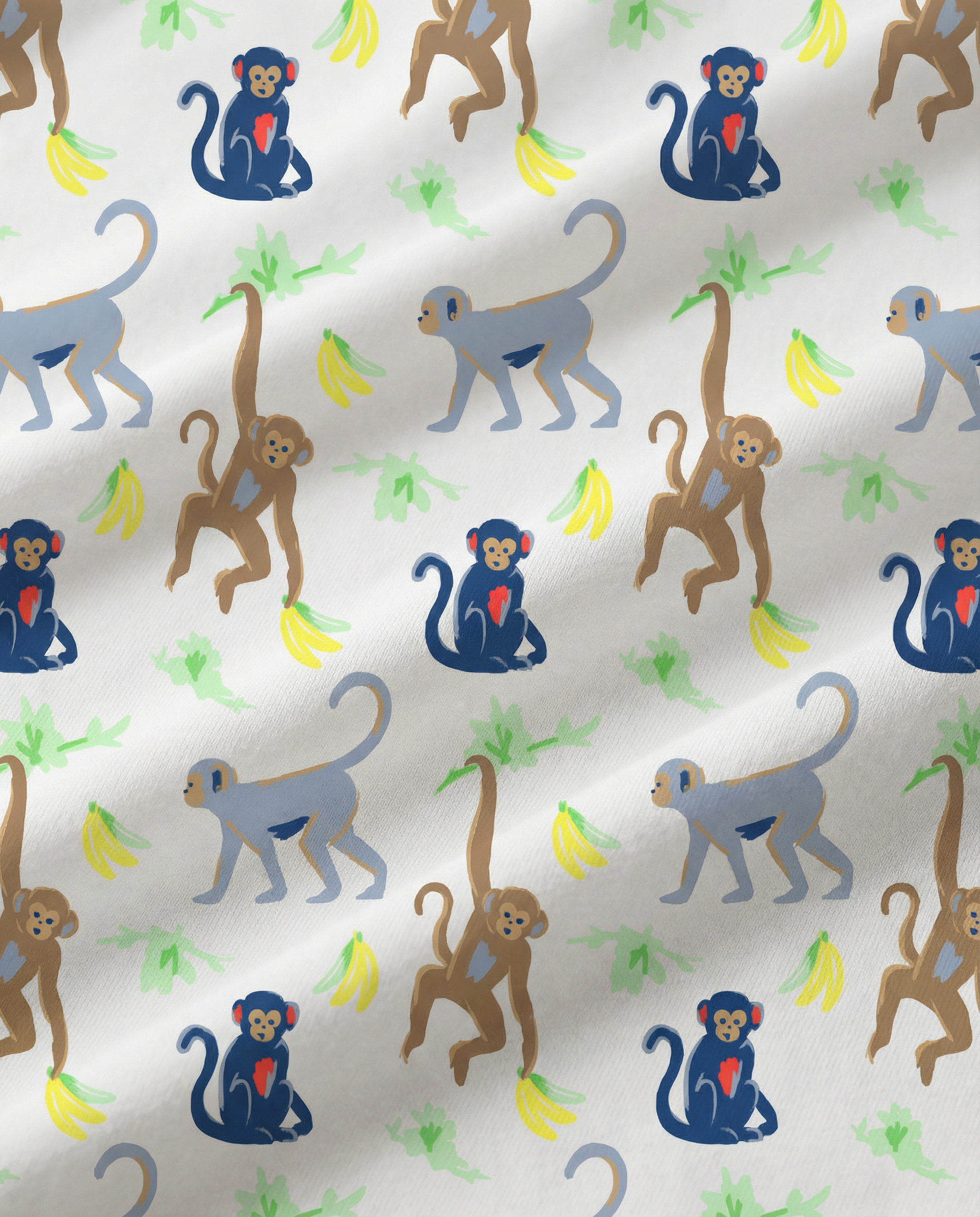 The Organic Zipper Footie [Monkeying Around]