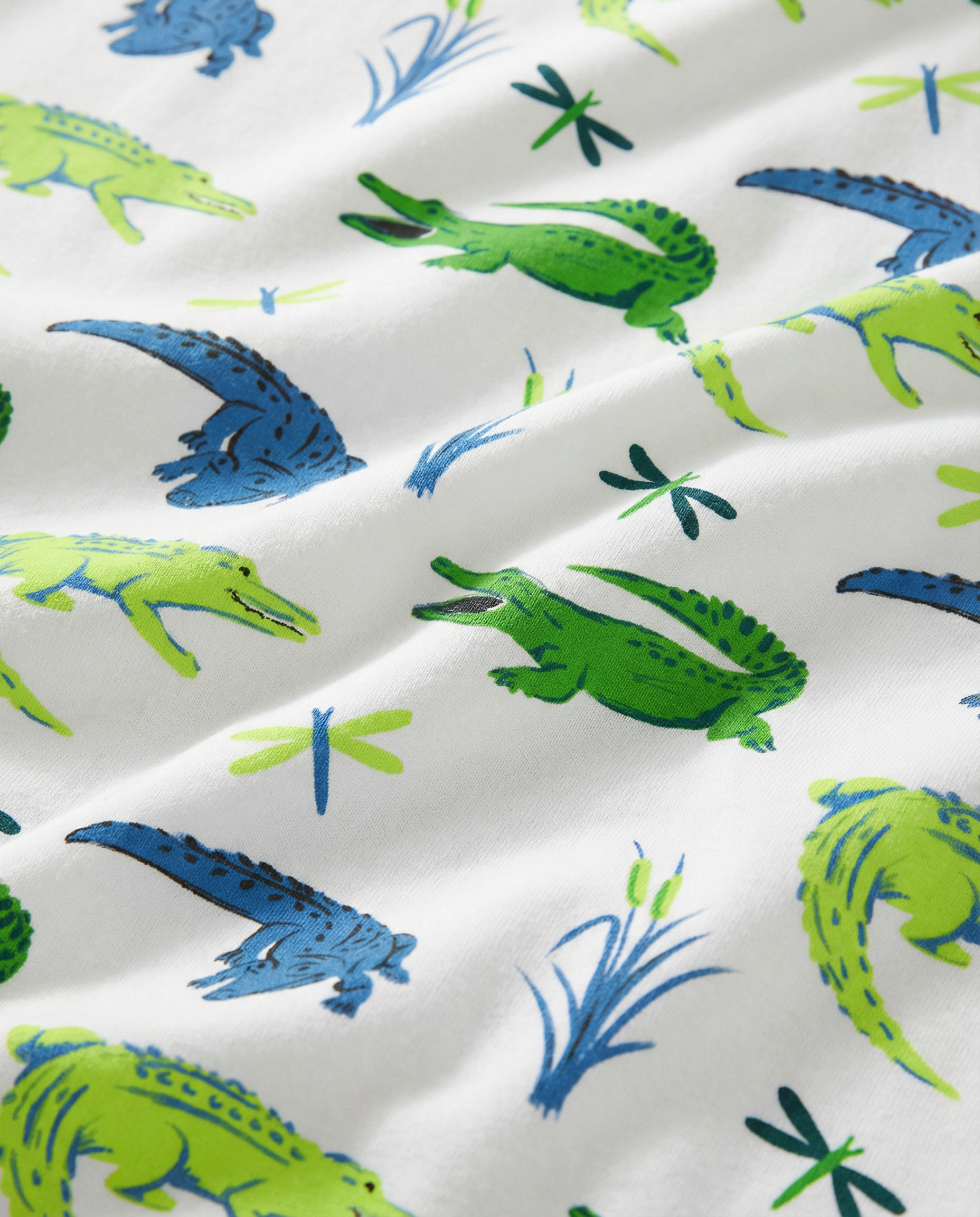 The Organic Long Sleeve Pajama Set [Later Gator]