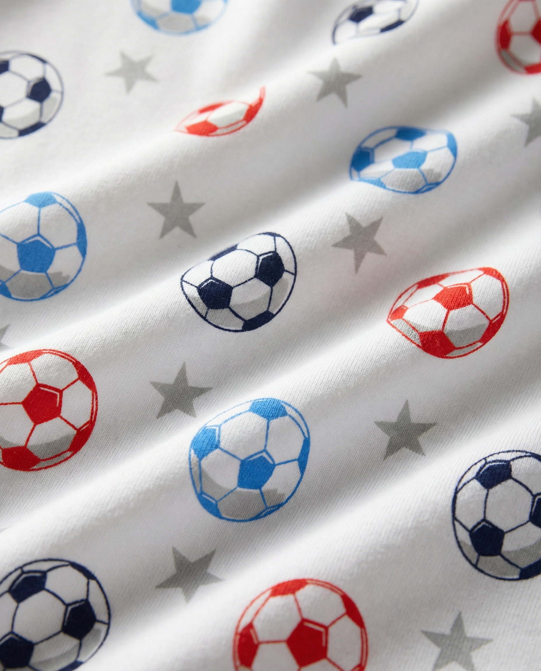 The Organic Short Sleeve Pajama Set [Americana Soccer]