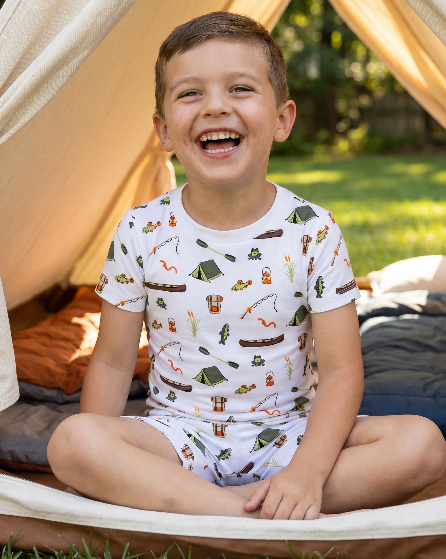 organic cotton camp pjs
