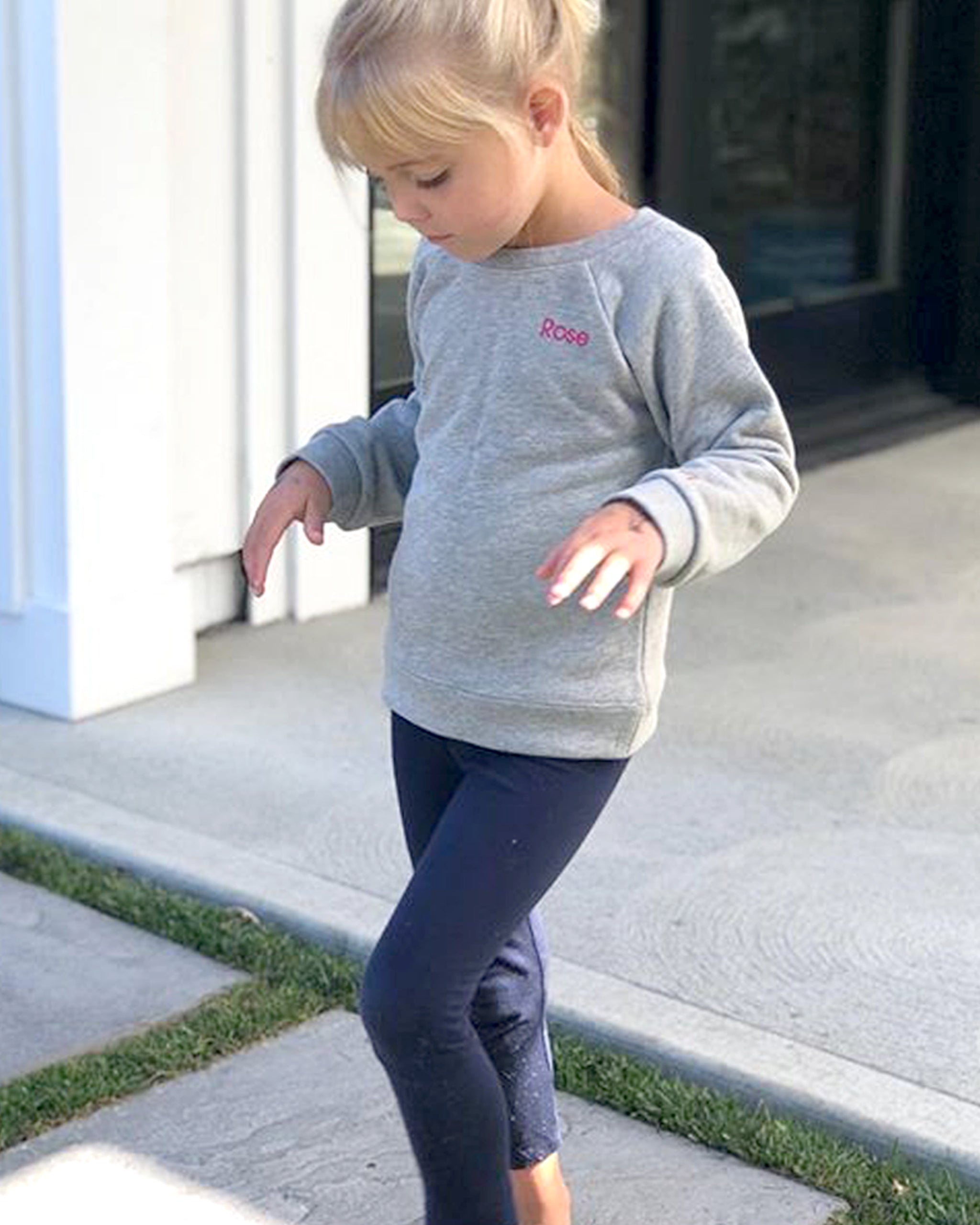 Organic top toddler leggings