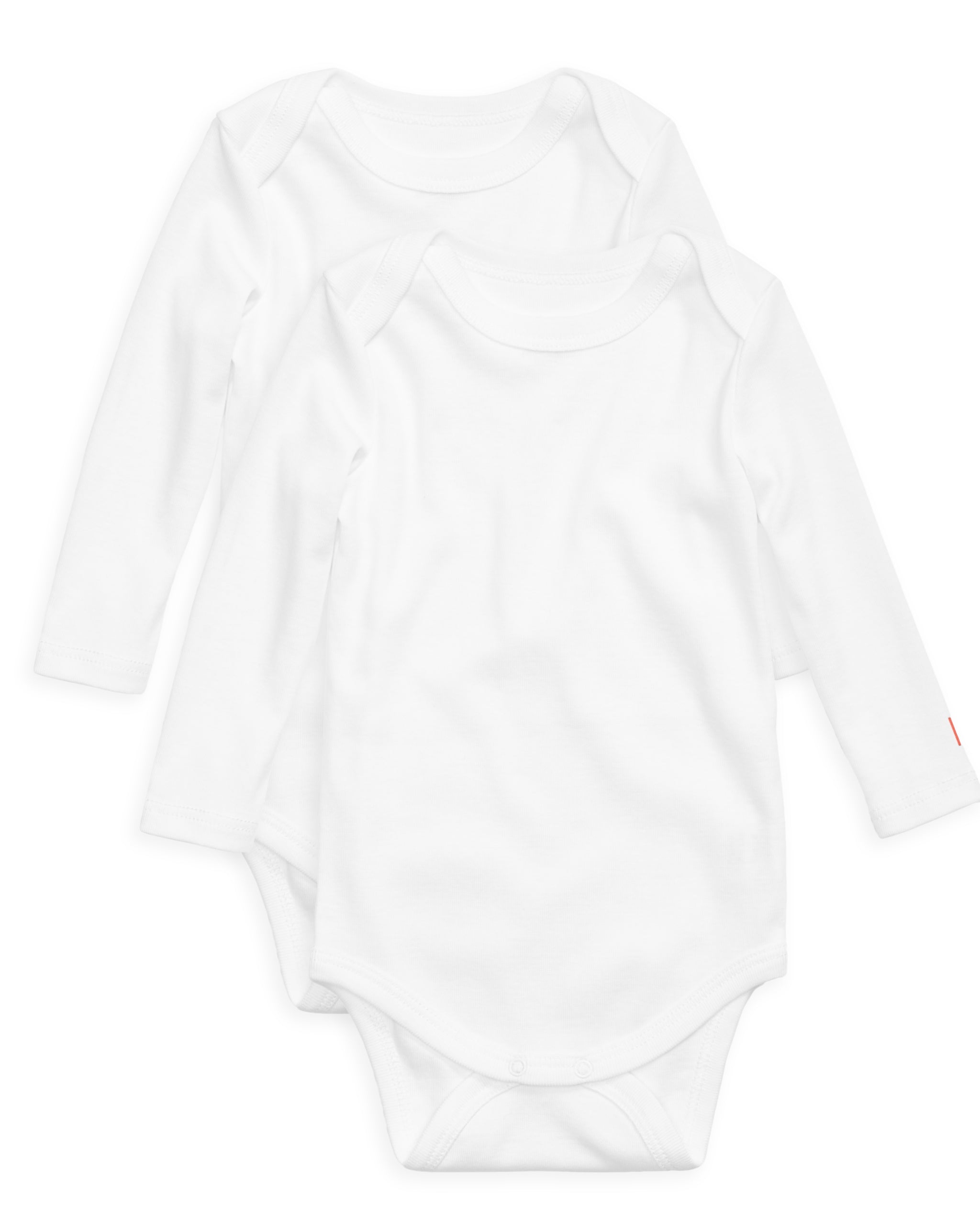 The Daily Long Sleeve Onesie 2 Pack #color_White